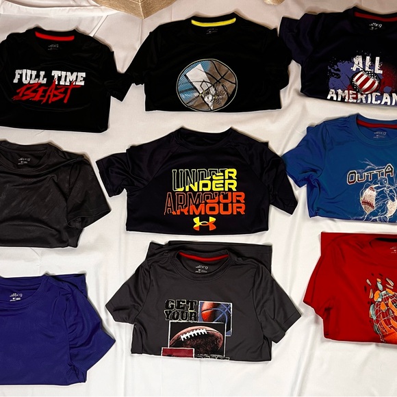 Boys shirts, 9 total. Medium size 10/12 - Picture 5 of 5